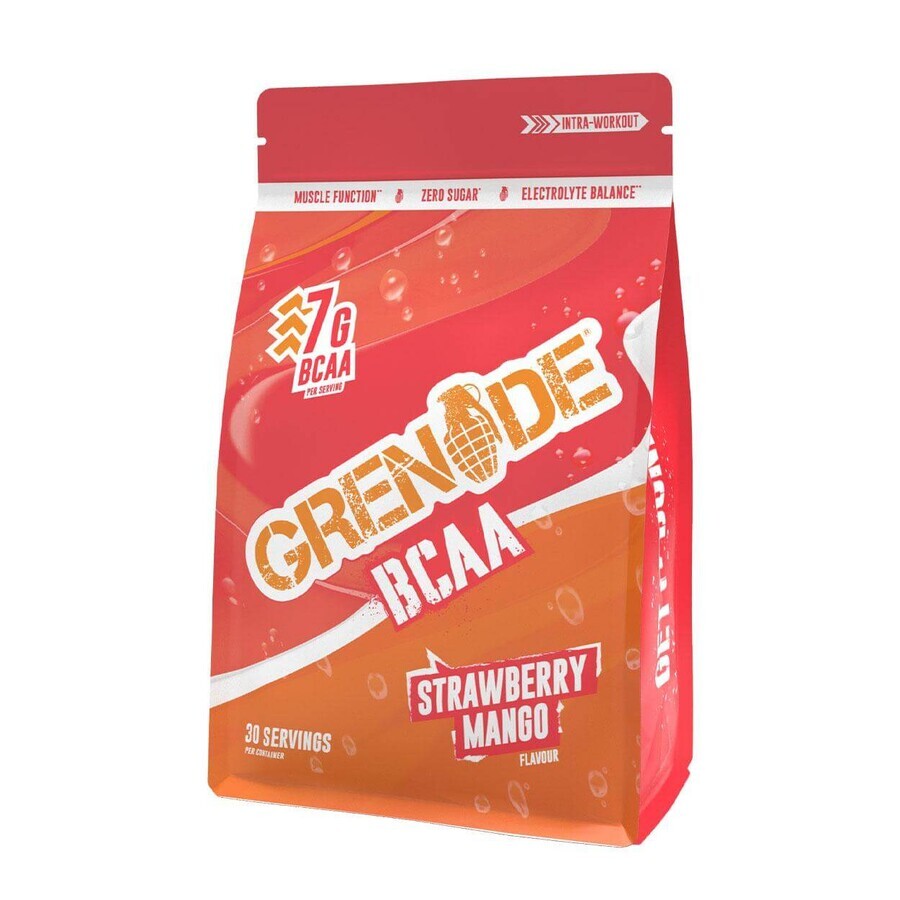 BCAA Strawberry Mango, 390 g, Grenade