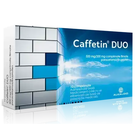 Caffetin Duo, 500 mg/200 mg, 10 Tabletten, Alkaloid
