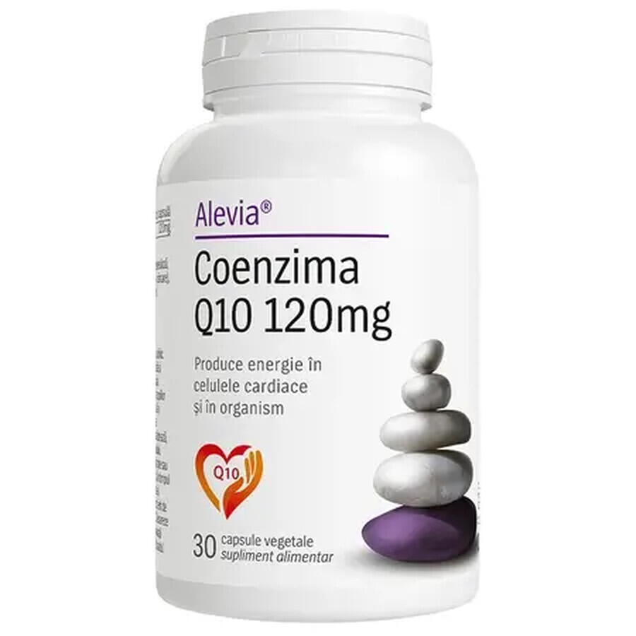 Coenzym Q10, 120 mg, 30 vegetarische Kapseln, Alevia