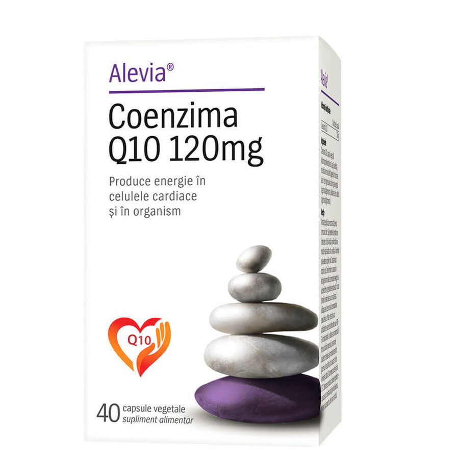 Coenzima Q10, 120 mg, 40 capsule vegetale, Alevia