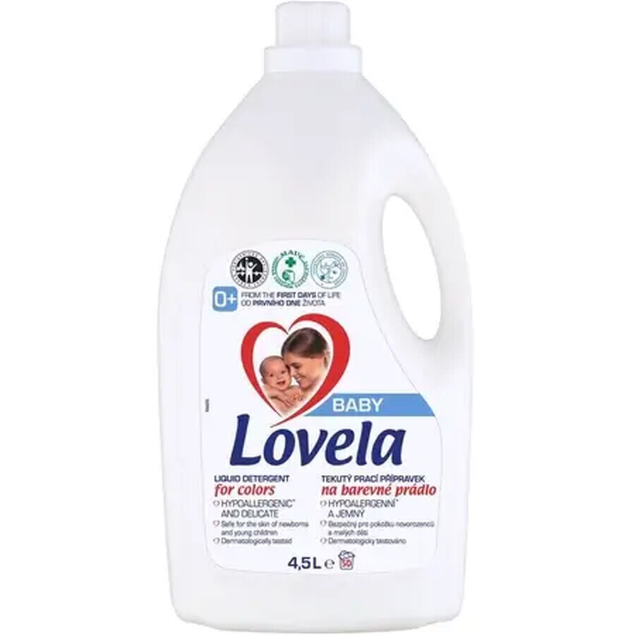 Flüssigwaschmittel für Buntwäsche, 4500 ml, Lovela Baby