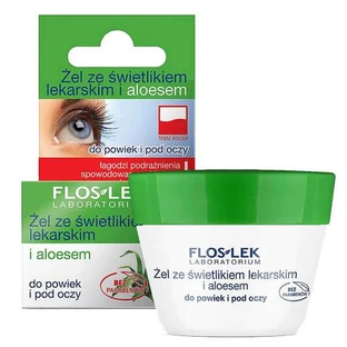 Flos-Lek, gel cu echinacea și aloe vera pentru pleoape și sub ochi, 10 g
