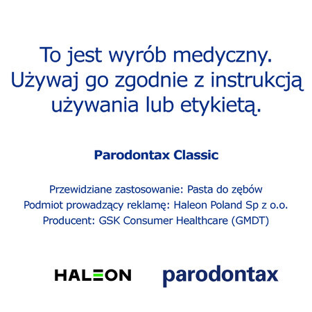 Zahnpflege Gel Parodontax, Klassik, 75 ml.