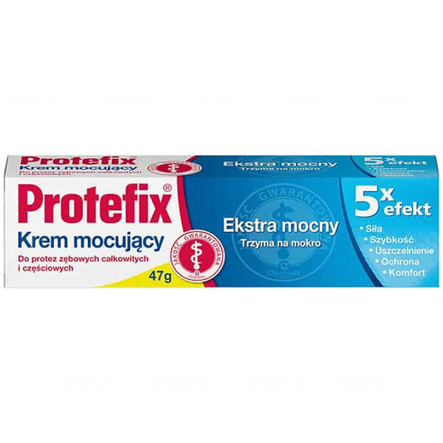 Protefix, Haftcreme für Zahnersatz, extra stark, 5-fach Wirkung, 47 g