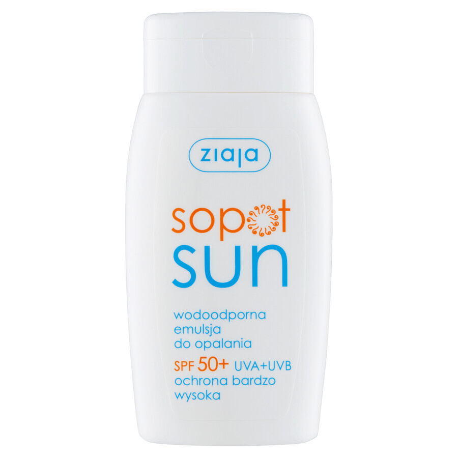 Ziaja Sopot Sun, emulsie pentru plajă, SPF 50, 125 ml
