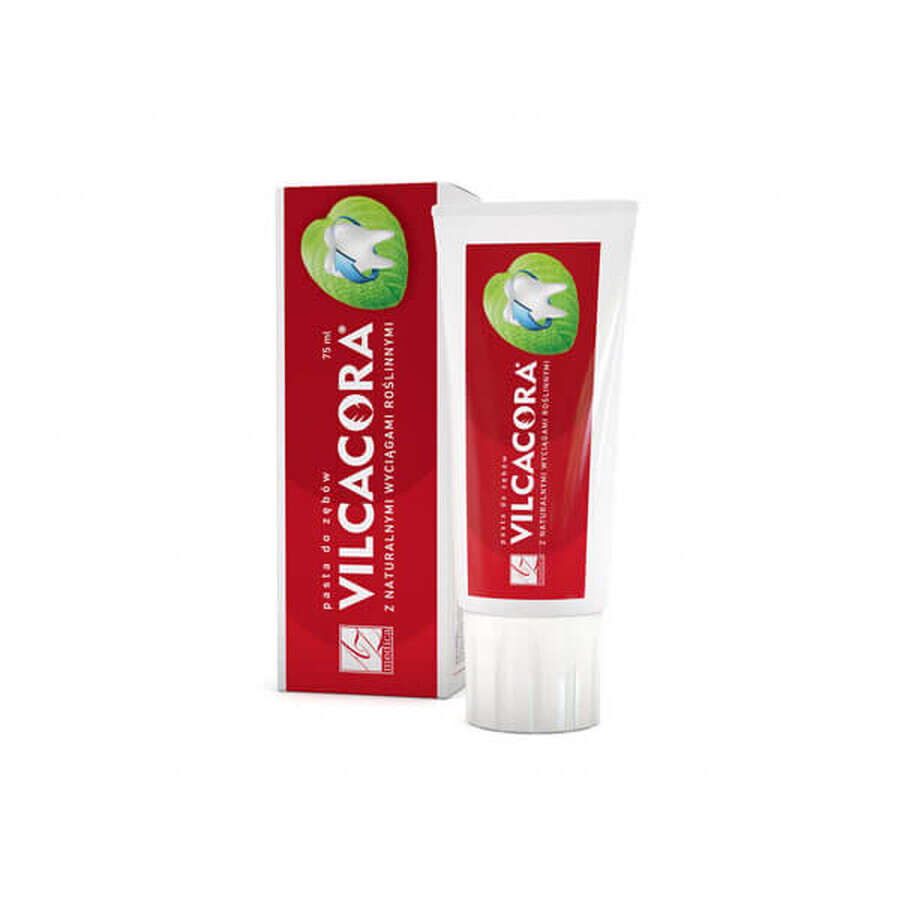 Vilcacora, pastă de dinți cu extracte naturale de plante, fără fluor, 75 ml