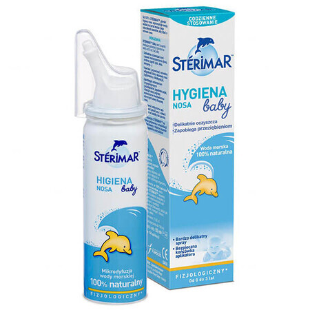 Sterimar Baby Nasal Hygiene, spray nazal fiziologic de la 0 la 3 ani, 50 ml