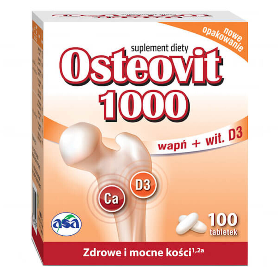 Asa Osteovit 1000, 100 comprimate