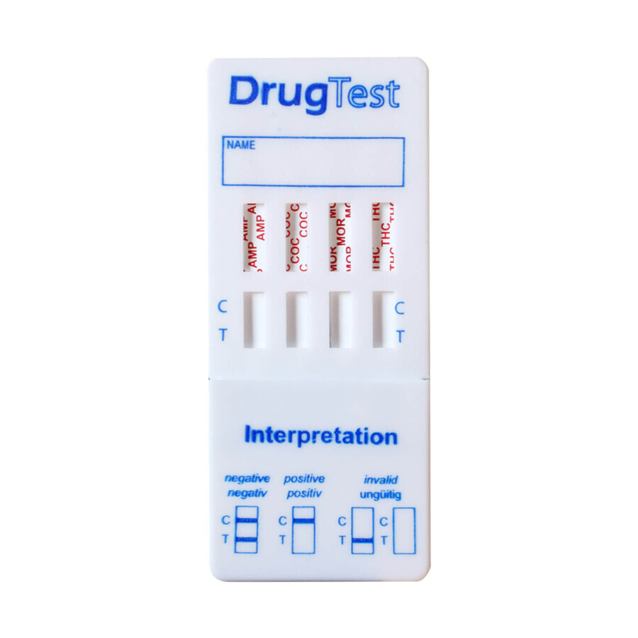 Home Laboratory Multi Drug Test, test la domiciliu pentru detectarea drogurilor în urină, 1 bucată