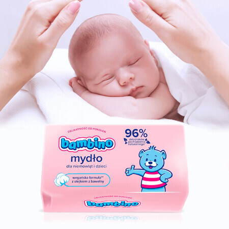 Bambino, săpun pentru bebeluși și copii din prima zi, 90 g