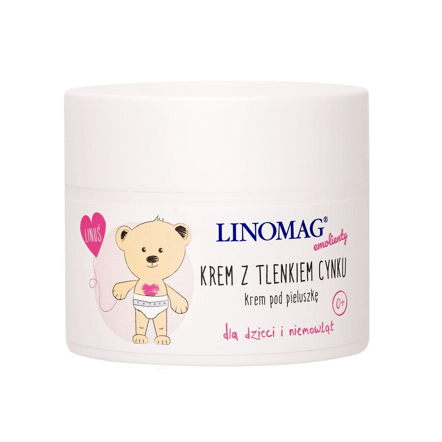 Linomag Emolients, Creme mit Zinkoxid für Säuglinge und Kinder vom ersten Lebenstag an, 50 ml