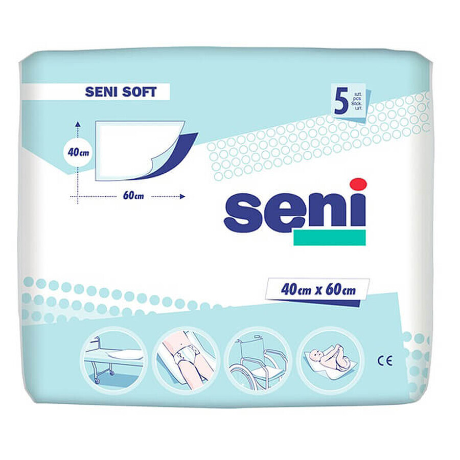 Seni Soft Super Unterlagen 40 x 60, 5 Stück