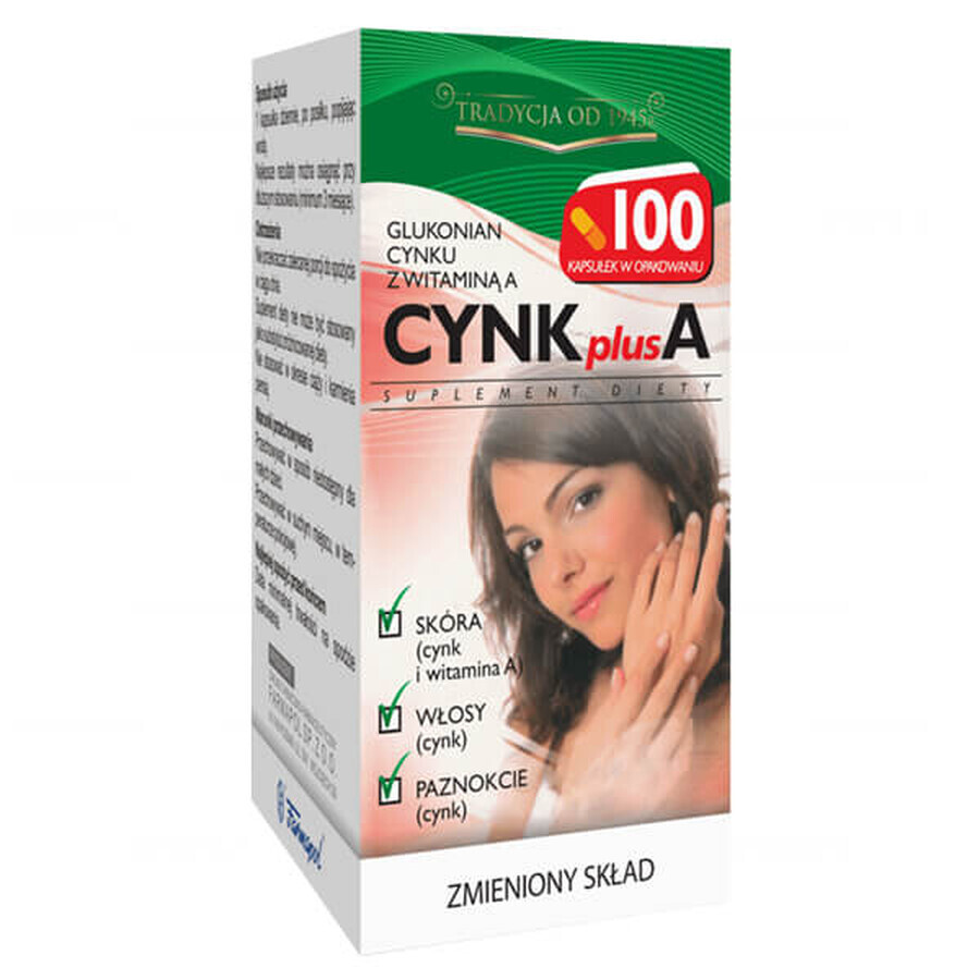 Cynk Plus A - Premium Nahrungsergänzung für Gesundheit  amp; Vitalität