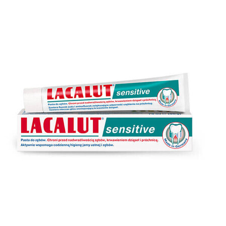 Lacalut Sensitiv Zahnpasta für empfindliche Zähne 75 ml