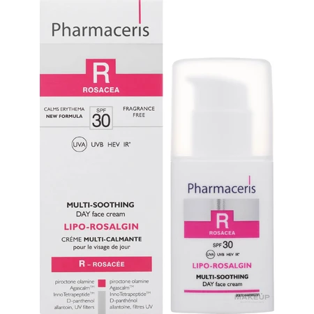Pharmaceris R Lipo Rosalgin, Cremă de zi cu acoperire multiplă, SPF 30, 30 ml