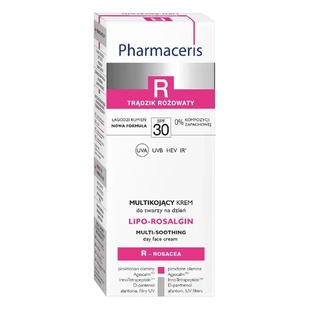 Pharmaceris R Lipo Rosalgin, Cremă de zi cu acoperire multiplă, SPF 30, 30 ml