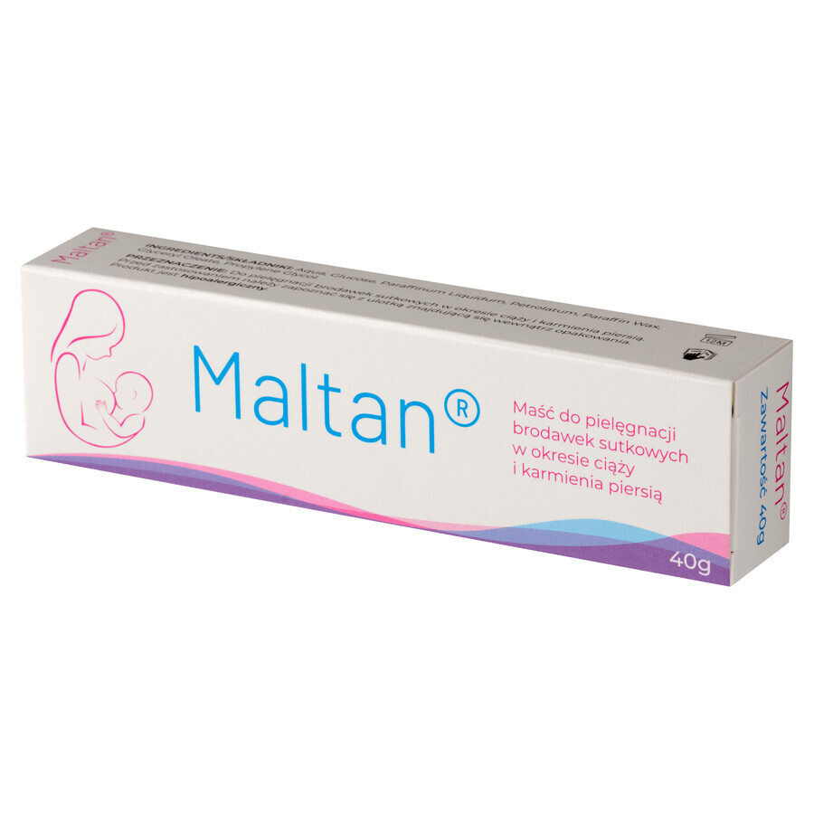Maltan, unguent pentru îngrijirea mameloanelor, 40 g