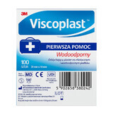 Viscoplast Waterproof, mikroperforierte Pflaster, 72 mm x 19 mm, 100 Stück