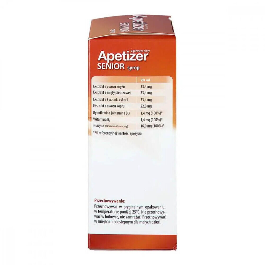 Appetizer Senior, syrup, 100 ml