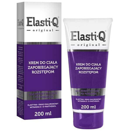 Elasti-Q Original, Cremă de corp pentru prevenirea vergeturilor, 200 ml