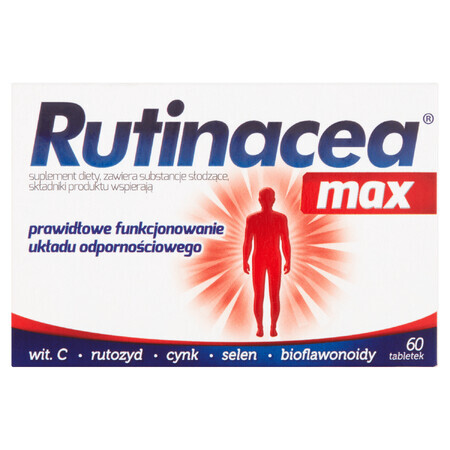 Immunsystem Boost: Rutinacea Max, 60 Tabletten - Nahrungsergänzungsmittel