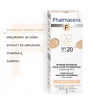 Pharmaceris F Coverage-Korrektur, fein deckendes Fluid, 02 Sand, SPF 20, 30 ml