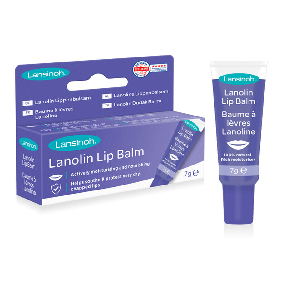 Balsam de buze Lanolin, 7g, Lansinoh