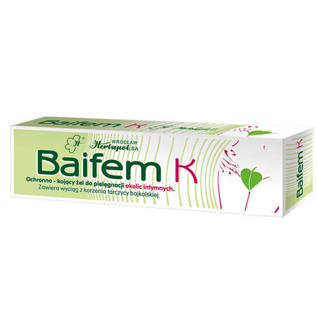 Baifem K, gel de îngrijire intimă protector și calmant, 40 g