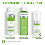 Pharmaceris T Sebo-Mandel-Peeling 5% Gesichtscreme und Peelinggrad 50 ml.