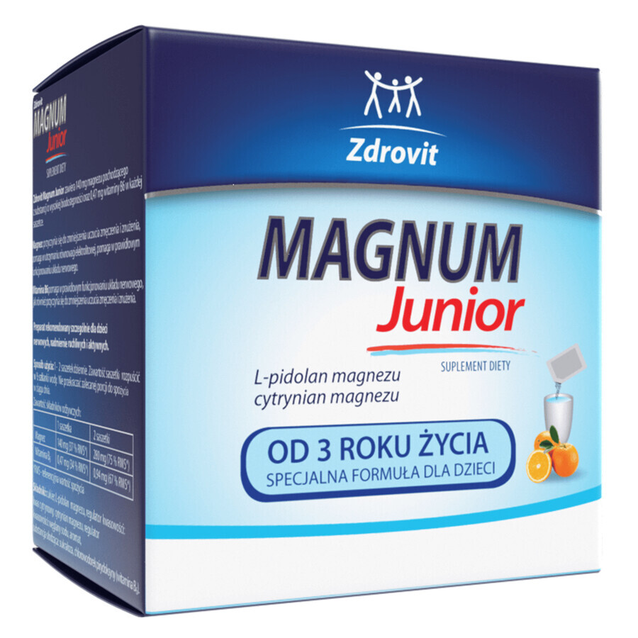 Zdrovit Magnum Junior für Kinder ab 3 Jahren, 20 Beutel