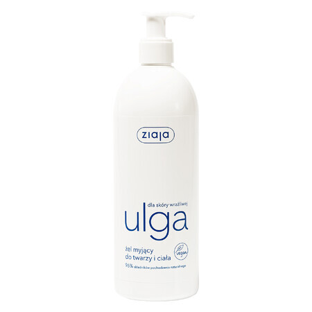 Ziaja Ulga, Reinigungsgel für Gesicht und Körper, 400 ml