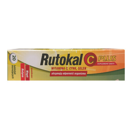 Rutokal C Plus, 20 comprimate efervescente
