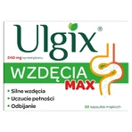 Ulgix Flatulence Max 240 mg, 30 capsule moi