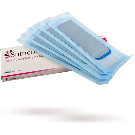 Sutricon, Silikonpflaster für Narben 5 cm x 30 cm, 5 Stück