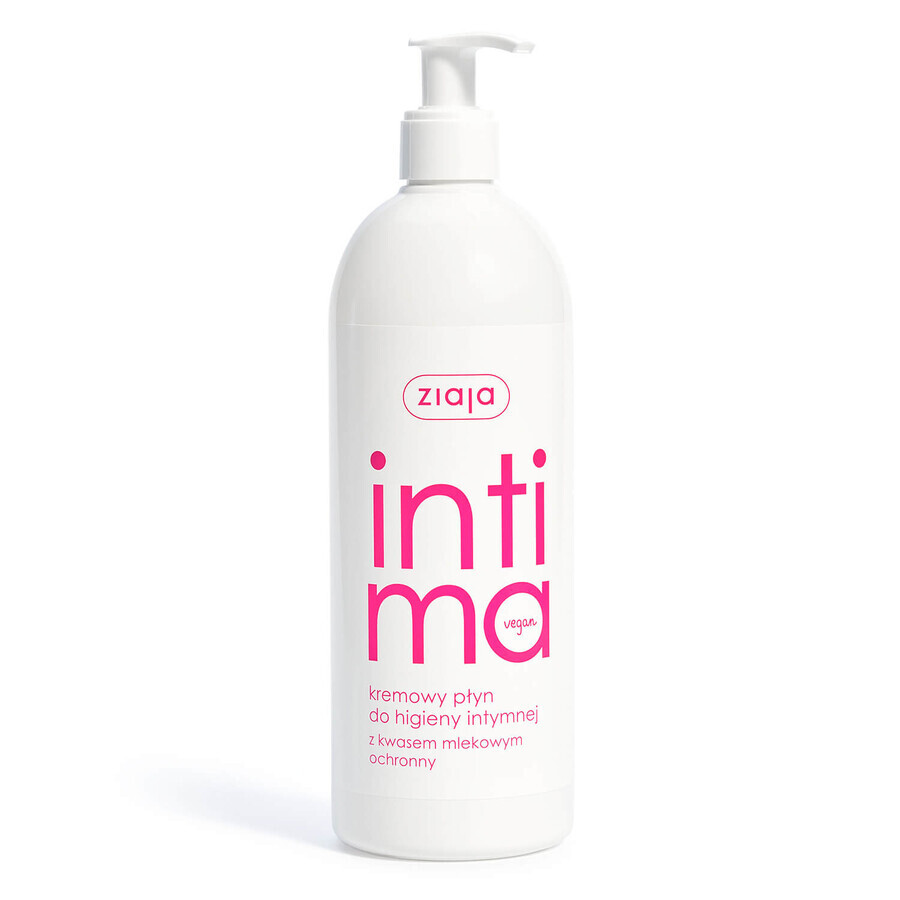 Ziaja Intima, Cremiger Intimhygienepflege-Lotion mit Milchsäure, 500ml