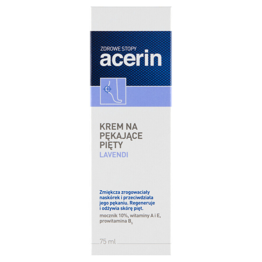 Acerin Lavendi, Cremă de picioare pentru călcâie crăpate, 75 ml