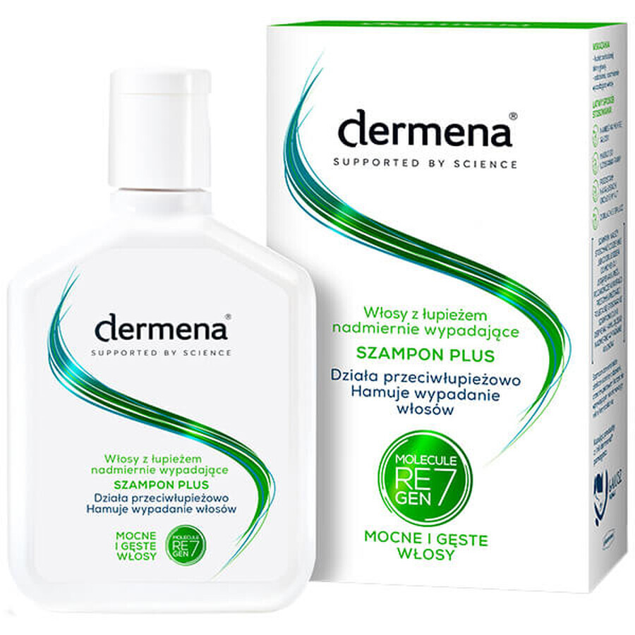 Dermena Hair Care Plus, șampon anti-mătreață, 200 ml