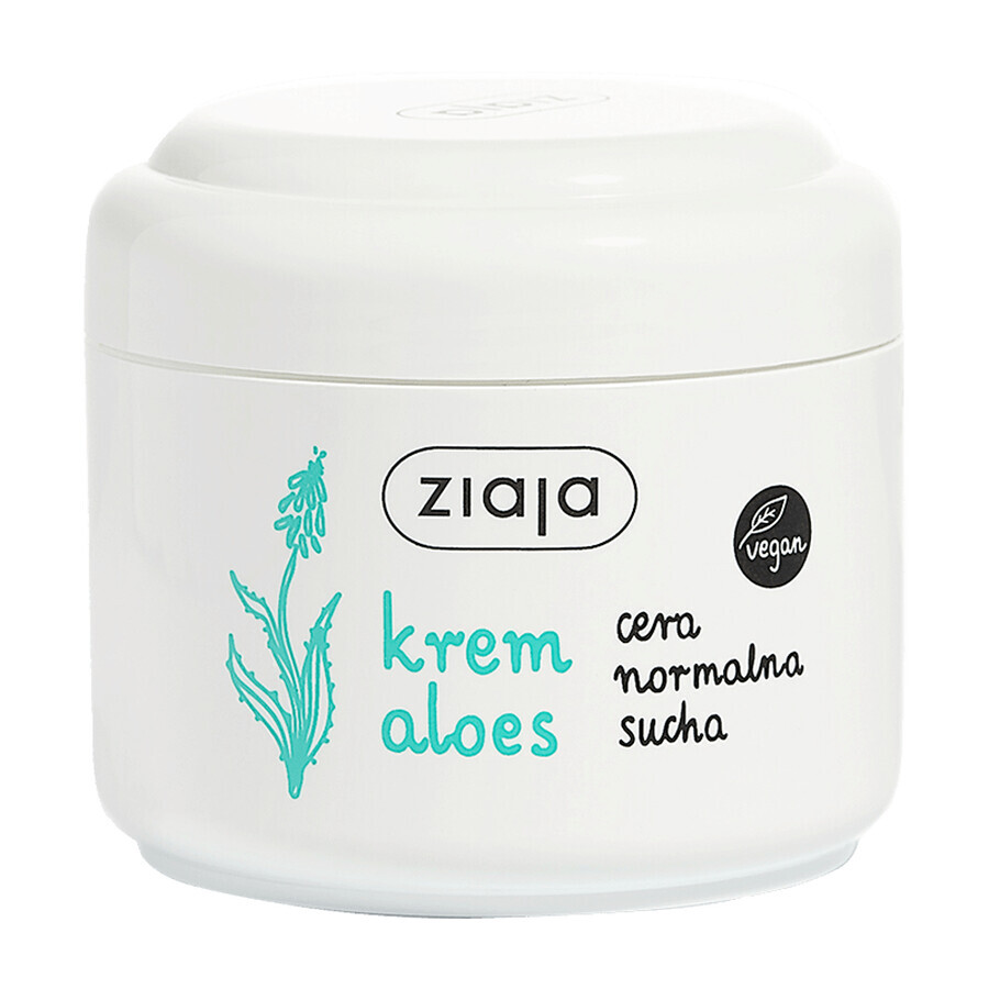 Ziaja, Aloe-Creme, 100 ml. - gt; Ziaja Aloe-Creme, 100 ml. Entdecken Sie die feuchtigkeitsspendende Kraft der Aloe Vera in dieser 100 ml Creme. Für weiche und geschmeidige Haut.