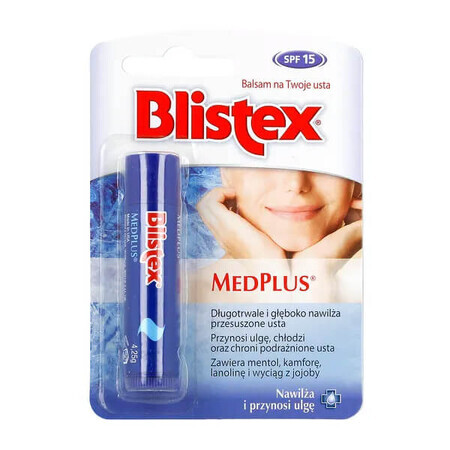 Blistex MedPlus, balsam de buze, hidratant, 4.25 g