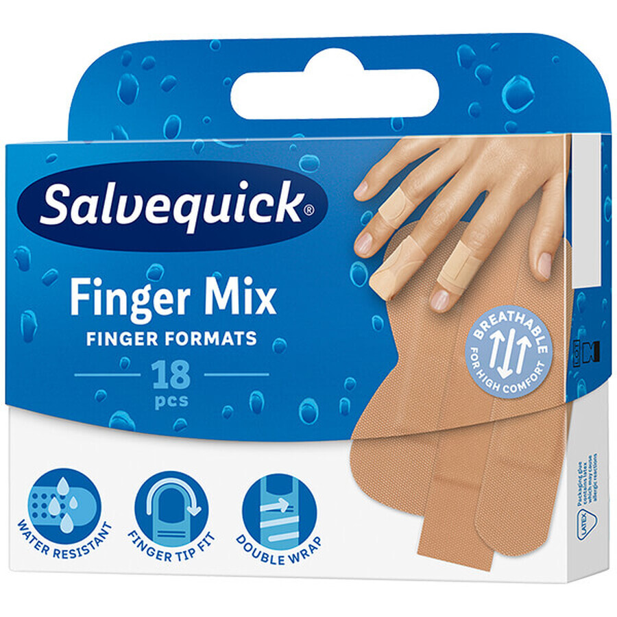 Salvequick Finger Mix 18 Stück
