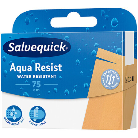 Verbandrolle Salvequick Aqua Resist, wasserabweisend, 75cm x 6cm, 1 Rolle