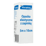 Viscoplast, elastische Bandage mit Schnalle, 5m x 10cm, 1 Stück