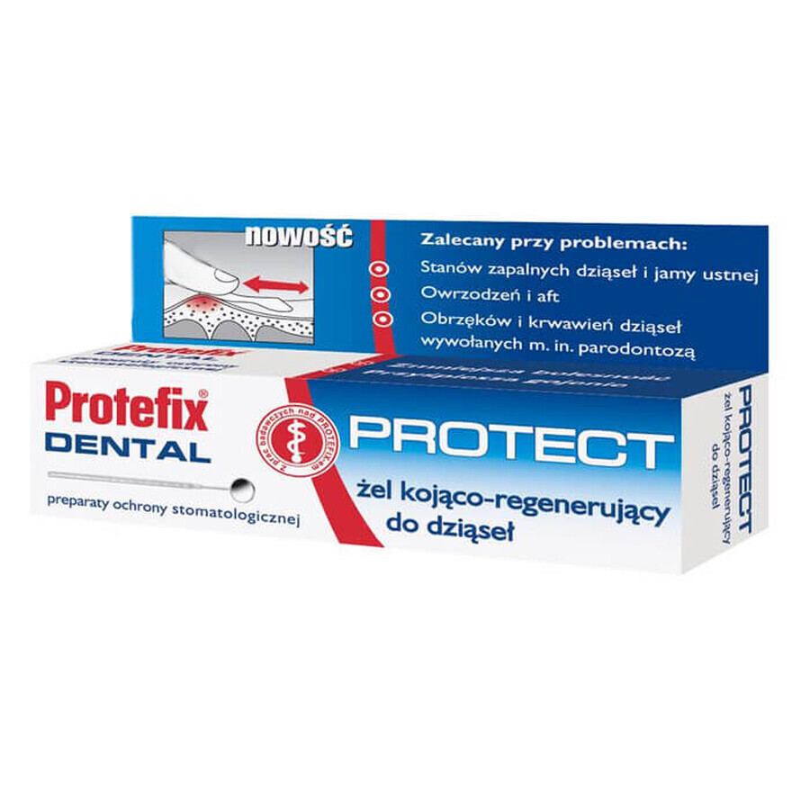 Protefix Dental Protect, gel calmant și regenerant pentru gingii, 10 ml