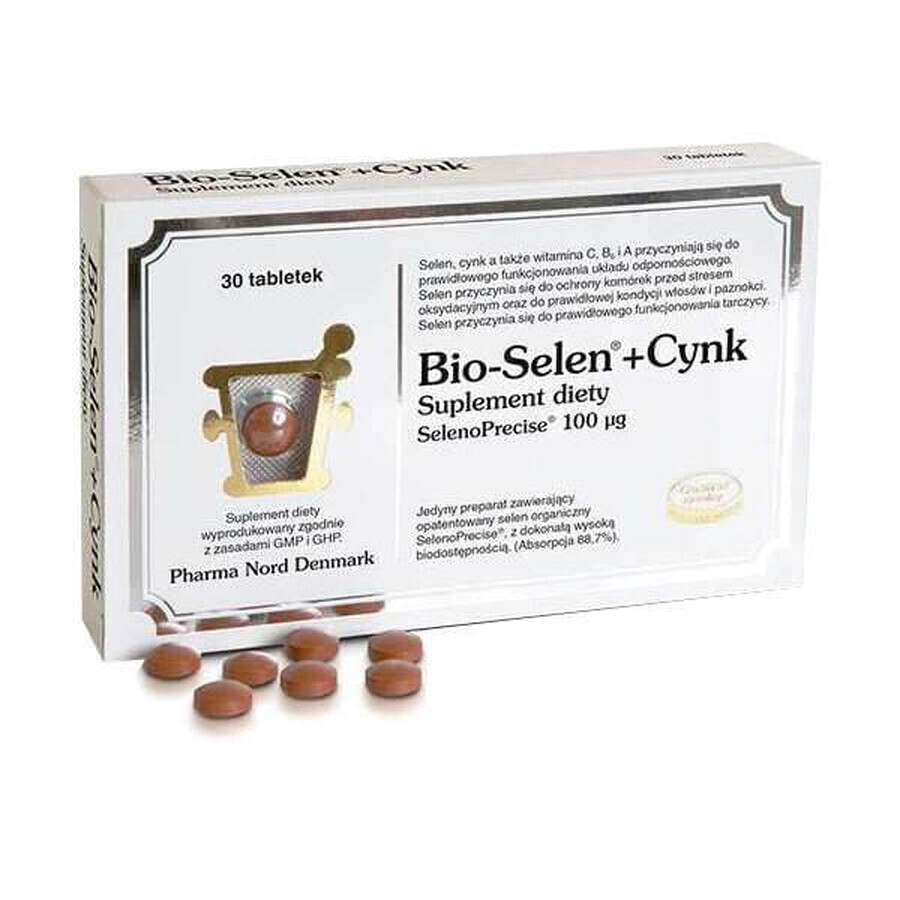 Bio-Selen + Zink, 30 Tabletten