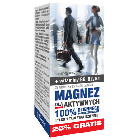 Magnetisch aktive Magnesiumtabletten 35 Stück