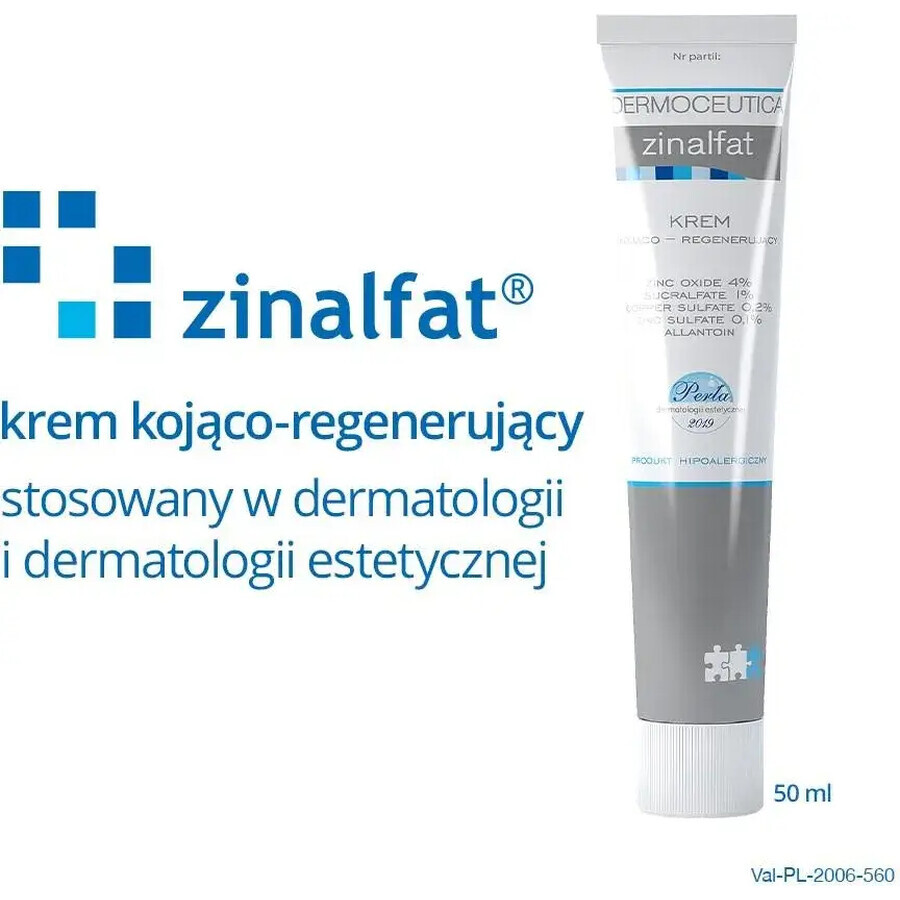 Dermoceutica Zinalfat, Calming and regenerating cream, 50 ml