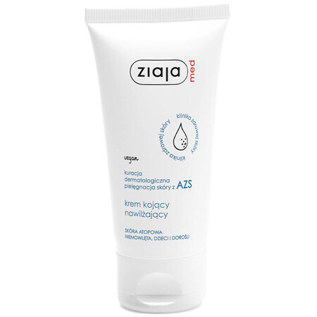 Ziaja Med Dermatologische Behandlung für AD, beruhigende und feuchtigkeitsspendende Creme, atopische Haut, 50 ml