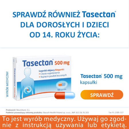 Tasectan 250 mg, Pulver zur Anwendung bei Kindern, 20 Beutel