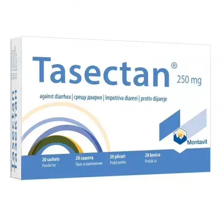 Tasectan 250 mg, powder for use in children, 20 sachets