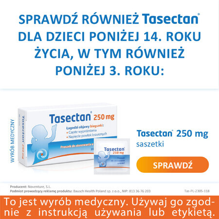 Tasectan 500 mg, 15 Kapseln
